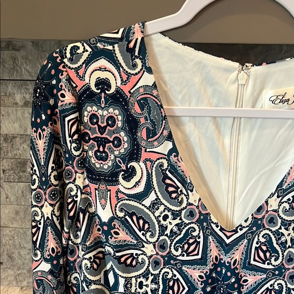 Eliza J Sheath V neckline Dress size 14 - Picture 4 of 13